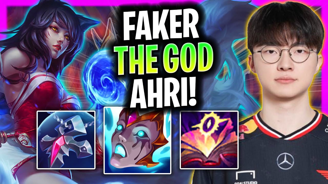 FAKER IS A GOD WITH AHRI! | T1 Faker Plays Ahri Mid vs Vel'Koz!  Season 2025