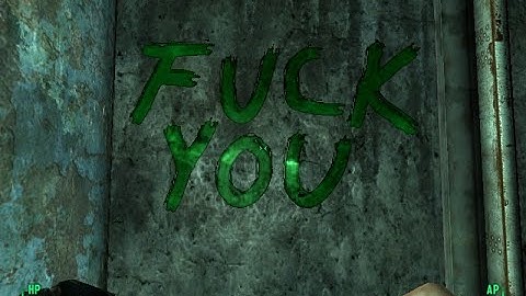 Fallout 3 -- F**K YOU -- SatCom Array NN-03d