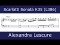 Domenico Scarlatti - Sonata in G minor K35 (Alexandra Lescure)