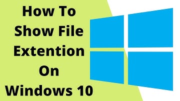 How to Show File Extension on Windows | Windows How To Always Show File Extensions In File Explorer
