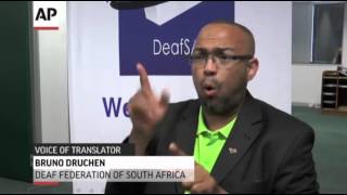 Interpreter at Mandela Event Called a 'Fake'