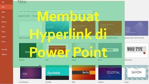 Cara Membuat Hyperlink di Power Point