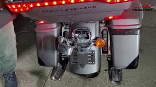 Installation Of Veisutor Smoked Led Rear Tail Light For Harley Davidson Dyna Road King