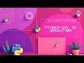 Python in Kannada | DAY - 02 Operators