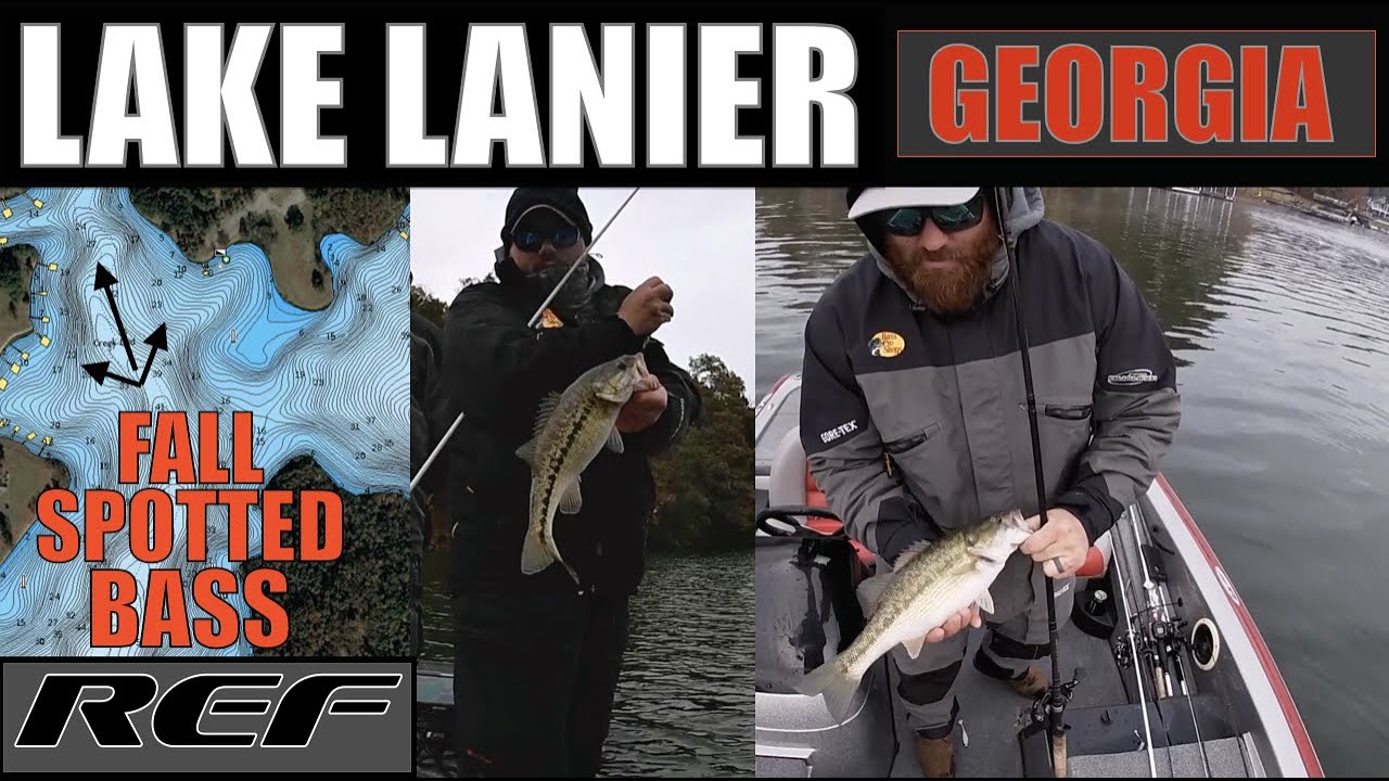 LAKE LANIER Fall Spotted Bass Fishing