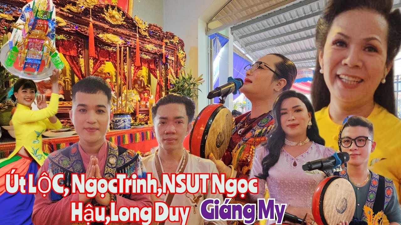 Múa Bóng Rỗi cúng tổ nghiệp tại Mỹ Tài ,Nhóm ÚT LỘC, NSUT Ngọc Hậu,Ngọc Trinh ,Long Duy, giáng My