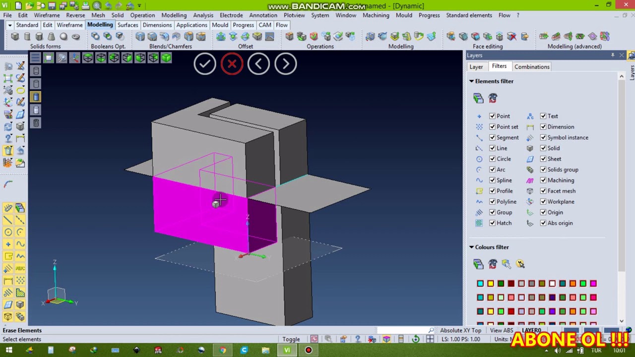 VISI CAD CAM 2020 EĞİTİMİ 13 - YouTube
