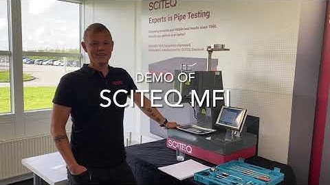 Demo of the SCITEQ melt flow indexer, MFI