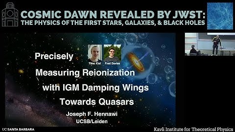 Precisely Measuring Reionization with IGM Damping Wings Towards Quasars ▸ Joe Hennawi (UCSB)