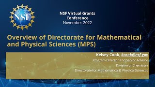 Directorate for Mathematical and Physical Sciences (MPS) (Fall 2022) screenshot 4