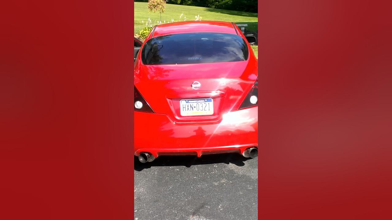 2011 Nissan Altima Exhaust note. First custom exhaust I #fabricated #