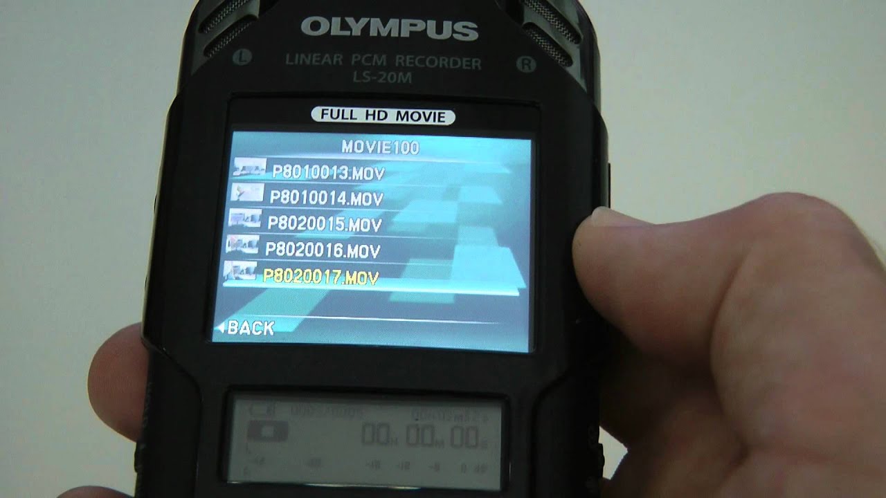 Olympus LS-20M Review YouTube