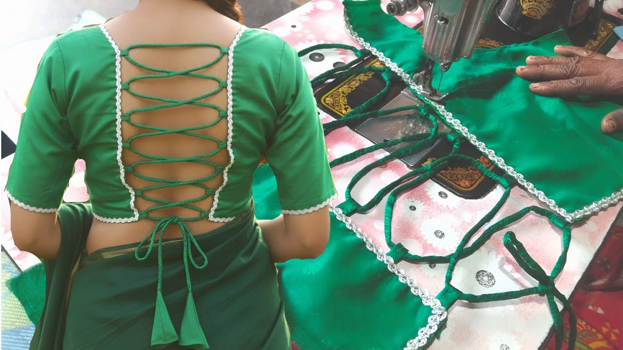 Trending Dori's new look blouse design cutting and stitching !! 