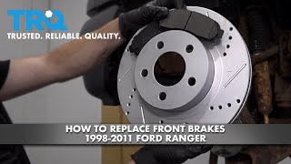 How To Replace Front Brakes 1998-2011 Ford Ranger