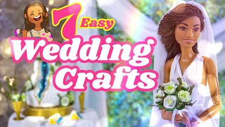 DIY  How to Make: 7 Easy Miniature Wedding Crafts