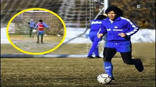 INEDITO Diego Maradona Entrenando en el Napoli con Sonido Ambiente