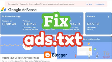 How to fix AdSense ads.txt in Blogger?