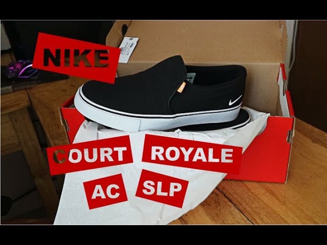 Nike Court Royale Ac Slp Unboxing - YouTube