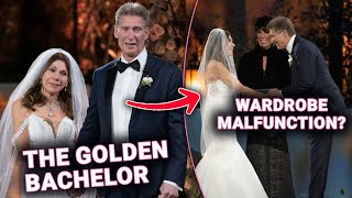 Theresa Had a Wardrobe Malfunction During The Golden Bachelor Wedding?