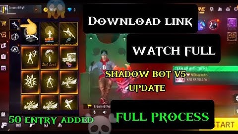 NEW SHADOW BOT PRO V5🗿✔ || WITH NEW FEATURES☠✅ WATCH FULL✔✅