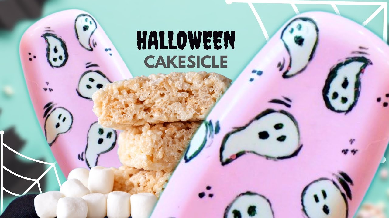 I Combined a Cakesicle with a Rice Crispy Treat for Halloween 