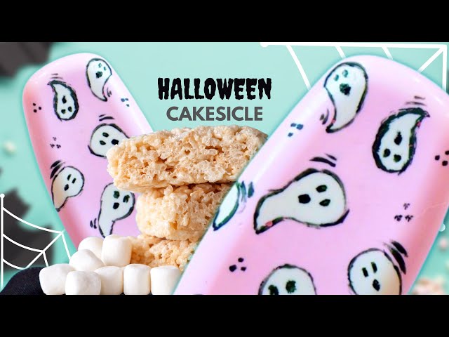 I Combined a Cakesicle with a Rice Crispy Treat for Halloween