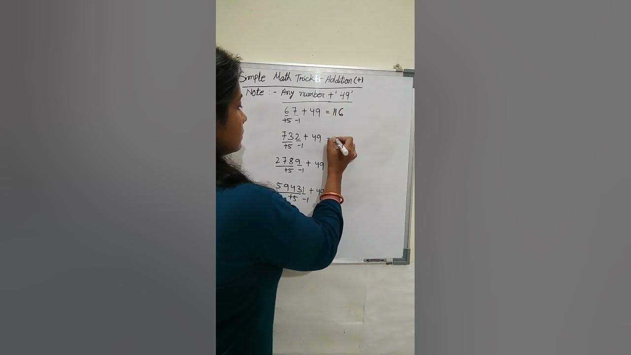 Simple Math 📐📊📚 Trick- 