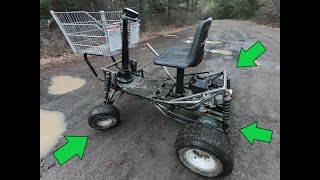 How to Turn a K-Mart Shopping Scooter into an Off-Road Beast!!