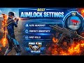 🔥 BEST AIMLOCK SETTINGS in Free Fire 😱 | 100% Auto Headshot Trick!