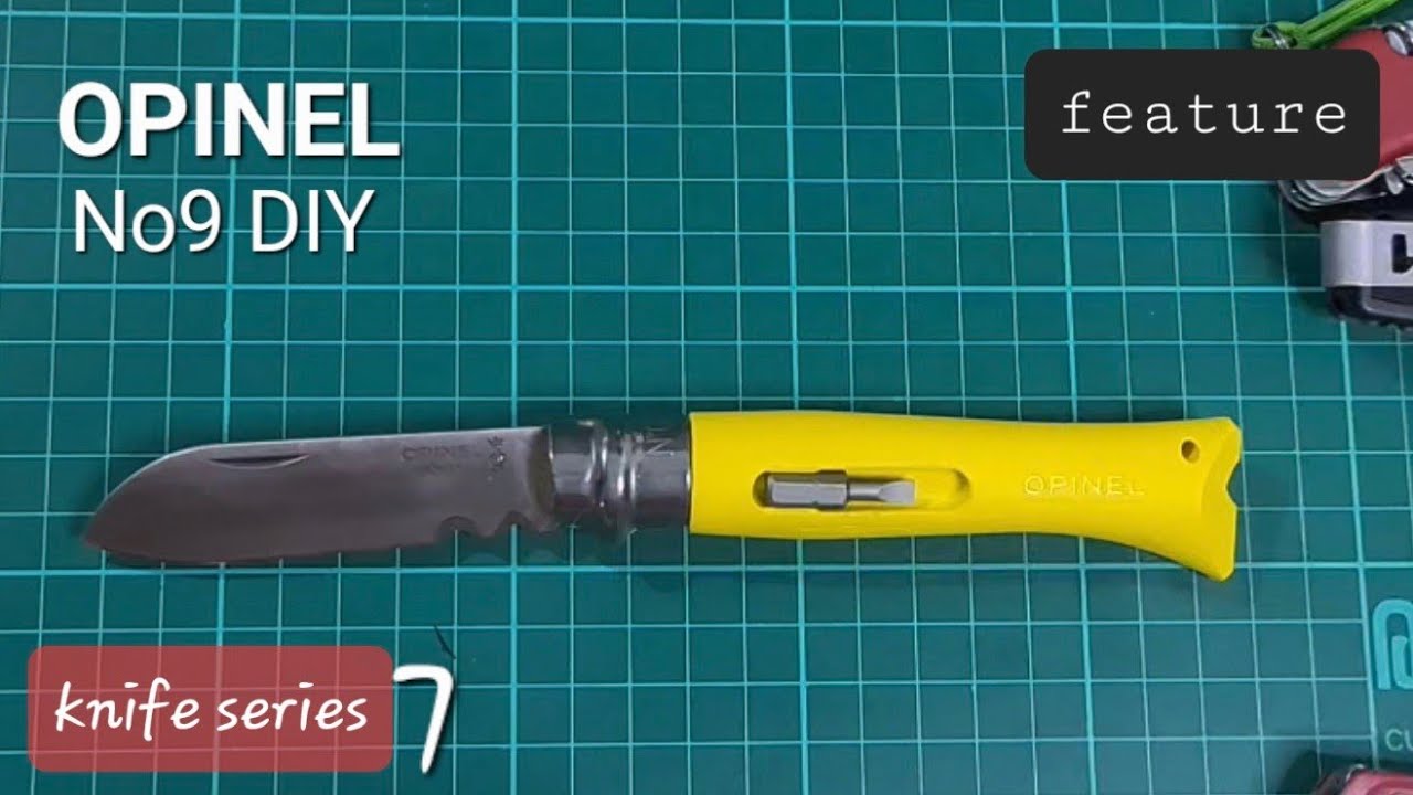 Opinel  No.09 DIY Folding Utility Knife - OPINEL USA