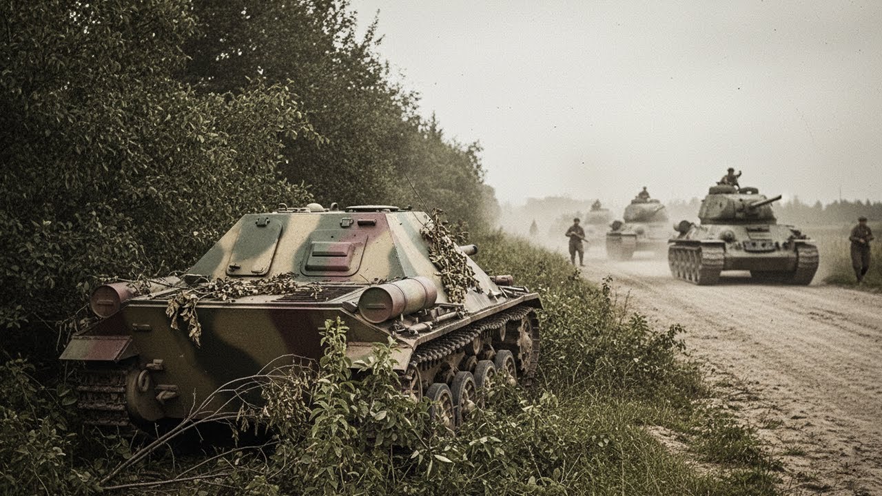 Wehrmacht se smál malému Hetzeru, než přepadl celou sovětskou kolonu