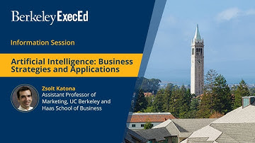 Information session on Berkeley Executive Education’s Artificial Intelligence program