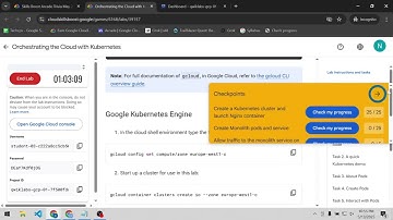 Orchestrating the Cloud with Kubernetes #qwiklabs | #GSP021