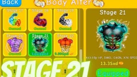 Getting Stage 21 In Lifting Simulator! | Roblox