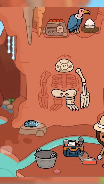 The skeleton of a sloth 🦥☠️ in Toca Boca/ Скелет ленивца в Тока Бока ☠️ ...