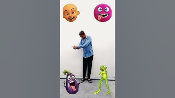 Upin ipin head to dancing frog,, joker,, gorilla & dame tu cosita - magic vfx #trending #vfxlavnish