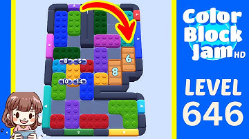 Color Block Jam Level 646 Solution Walkthrough