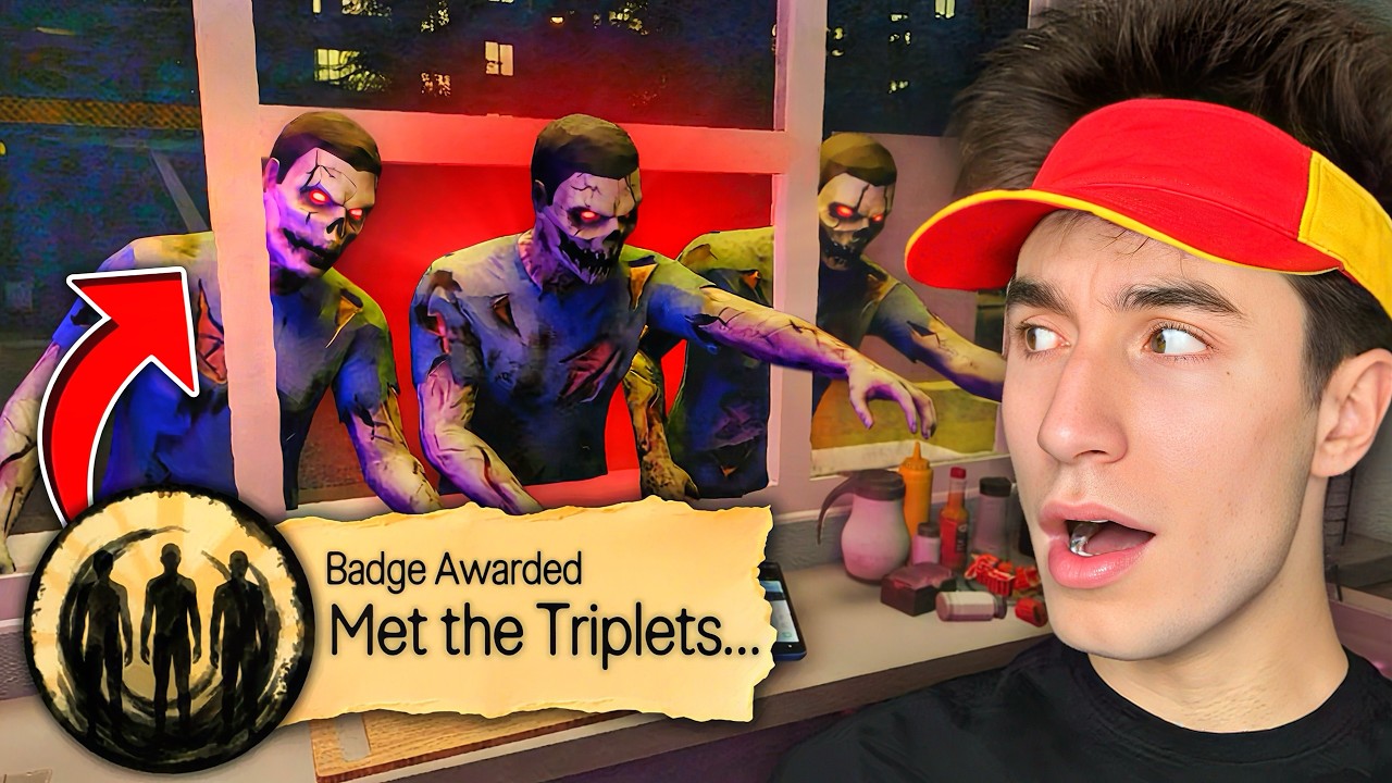 I Unlocked Every SECRET BADGE In Roblox Scary SHAWARMA KIOSK...