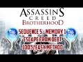 Assassin's Creed: Brotherhood 100% - Sequence 5 - Mission 1 - Escape from Debt [4K]