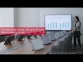 Paperless meetings with the RICOH Portable Monitor 150BW