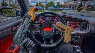 SHOOTING ALL MY GUNS IN MY HELLCAT POV...