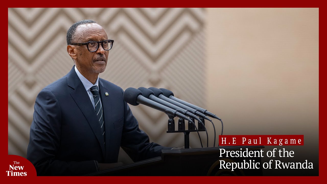 Kagame swears in new cabinet and CEO of RGB - YouTube