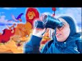 شفت ابطال فيلم الأسد الملك في الحقيقة😍👑!!