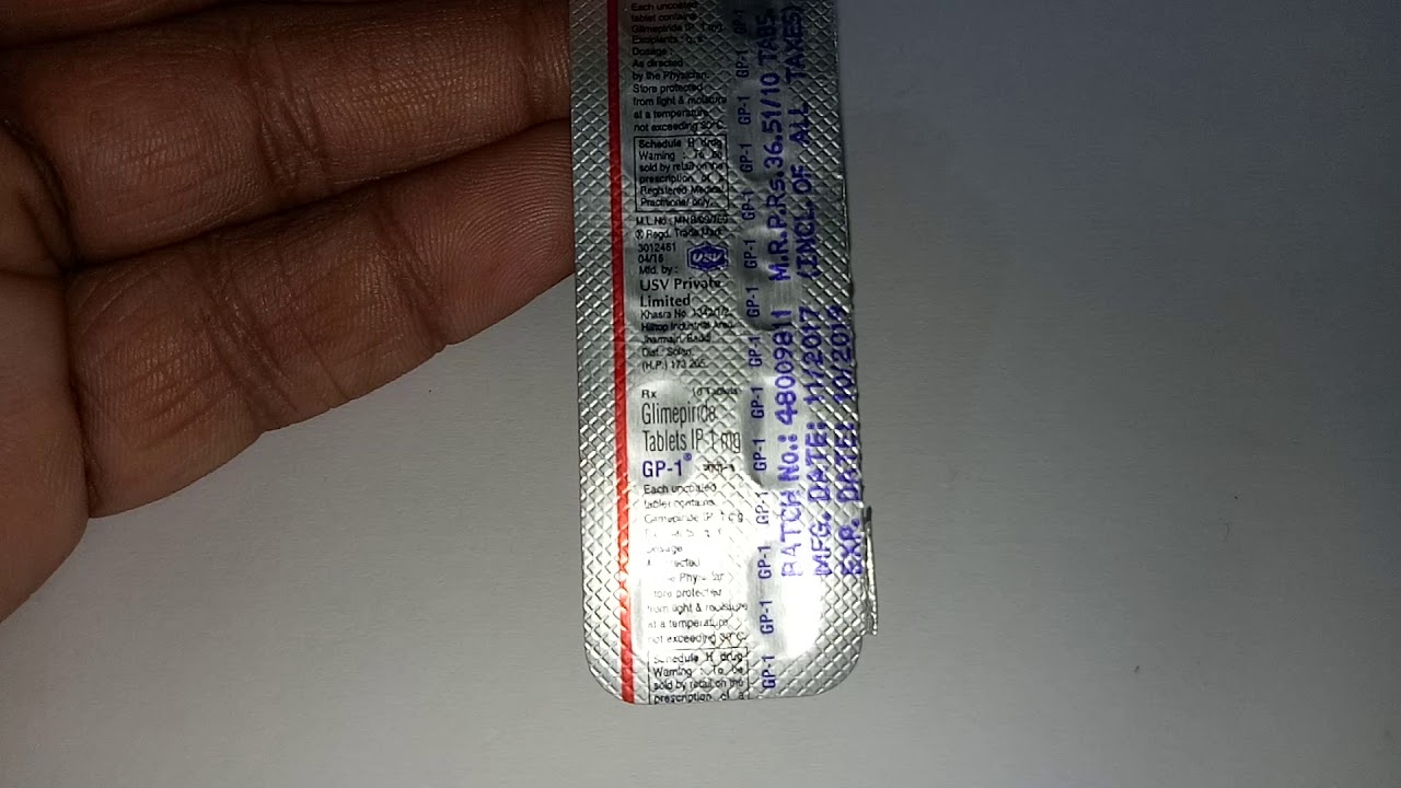 Glimepiride 1mg in hindi