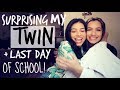 SURPRISING MY TWIN WITH A GIFT + LAST DAY OF SCHOOL VLOG