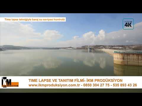 Time lapse tekniğiyle baraj su seviyesi kontrolü - İKM Prodüksiyon