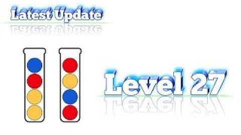 Ball Sort Puzzle level 27 solution. ❤️ #shorts