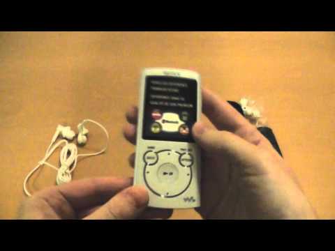 Unboxing of Sony Walkman NWZ-S765 White 16gb (S Series