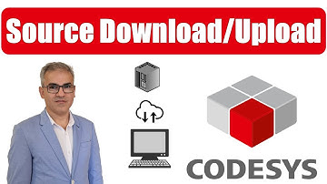 CODESYS: Source Upload and Download - Back up the project in the PLC #codesys #sourceupload #plc