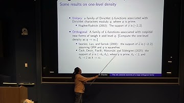 Vorrapan Chandee: Moments of One-Level Densities for a Large Orthogonal Family..(September 11, 2025)